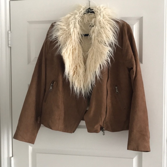 Show Me Your MuMu Jackets & Blazers - Suede/ fur jacket